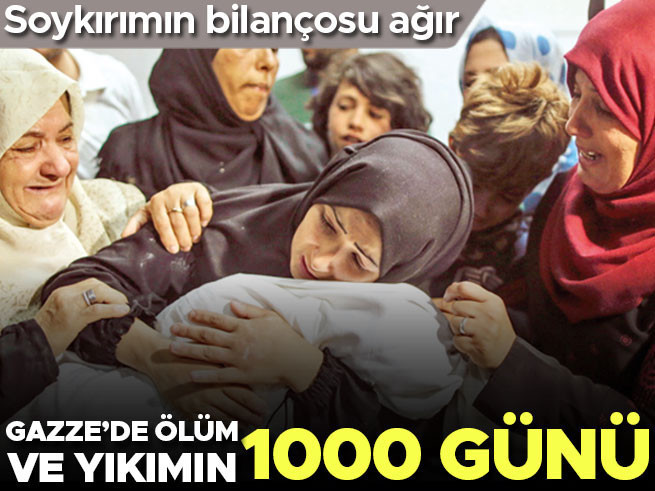 Gazze'de soykırımın 1000 günü: 73 bin can kaybı, yüzde 92 konut yıkımı