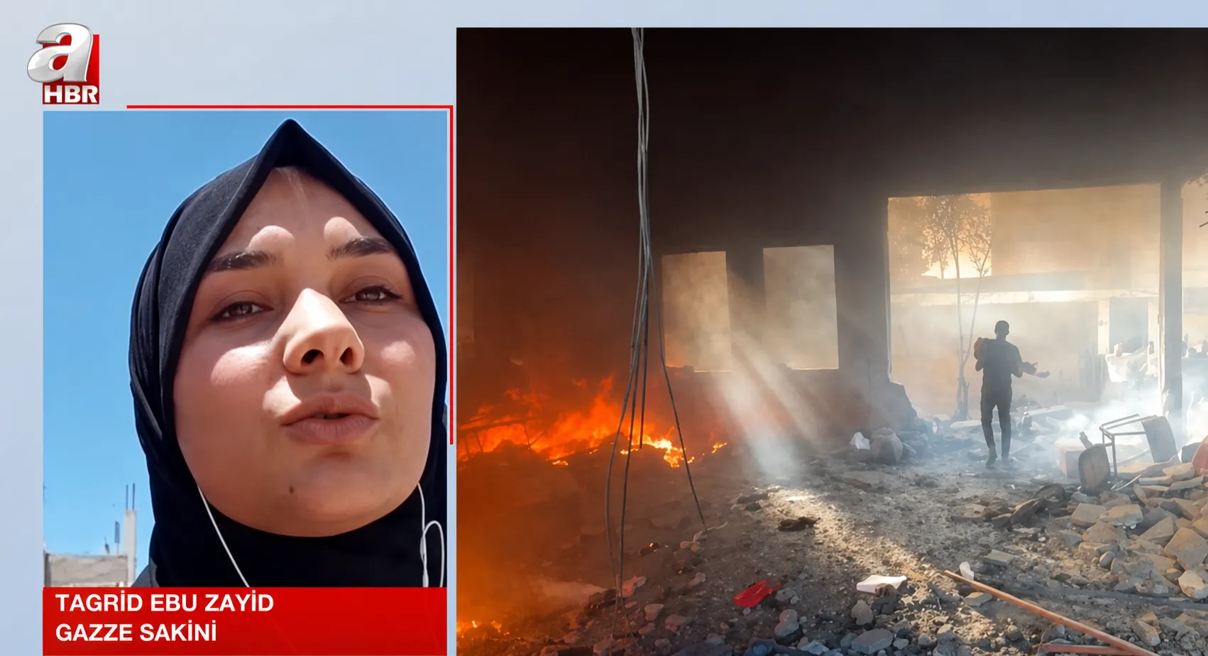 Gazzeli genç kız A Haber'de anlattı: 'Ateşkes koca bir yalan