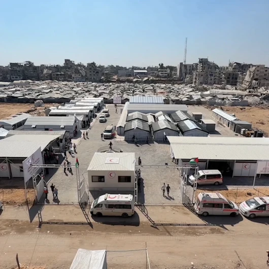 Gazze'nin kuzeyinde 120 yataklı hastane hizmete girdi