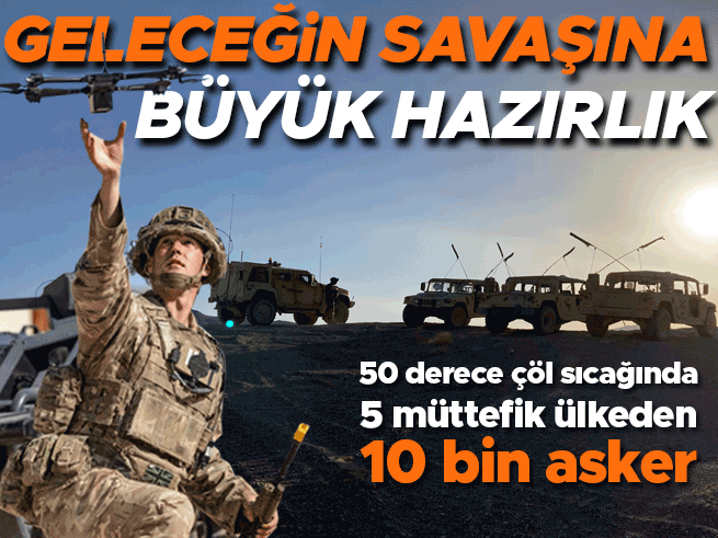 Geleceğin Savaşı: Mojave'de 10 Bin Askerle Otonom Teknoloji Tatbikatı