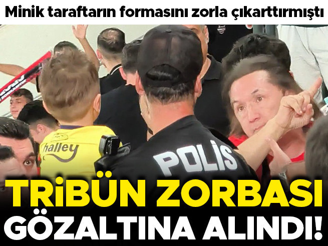 Gençlerbirliği-Fenerbahçe Maçında Çocuğa Forma Zorbalığı: Şüpheli Gözaltında