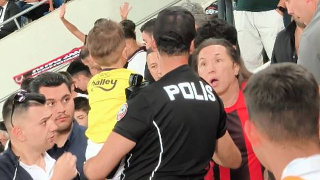 Gençlerbirliği-Fenerbahçe maçında çocuğun formasını zorla çıkartan gözaltında