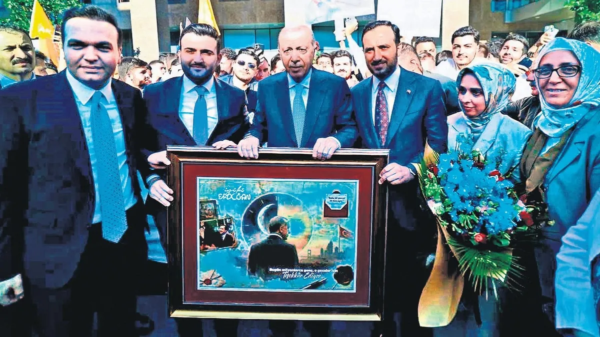 Gençlerden Erdoğan'a Babalar Günü sürprizi