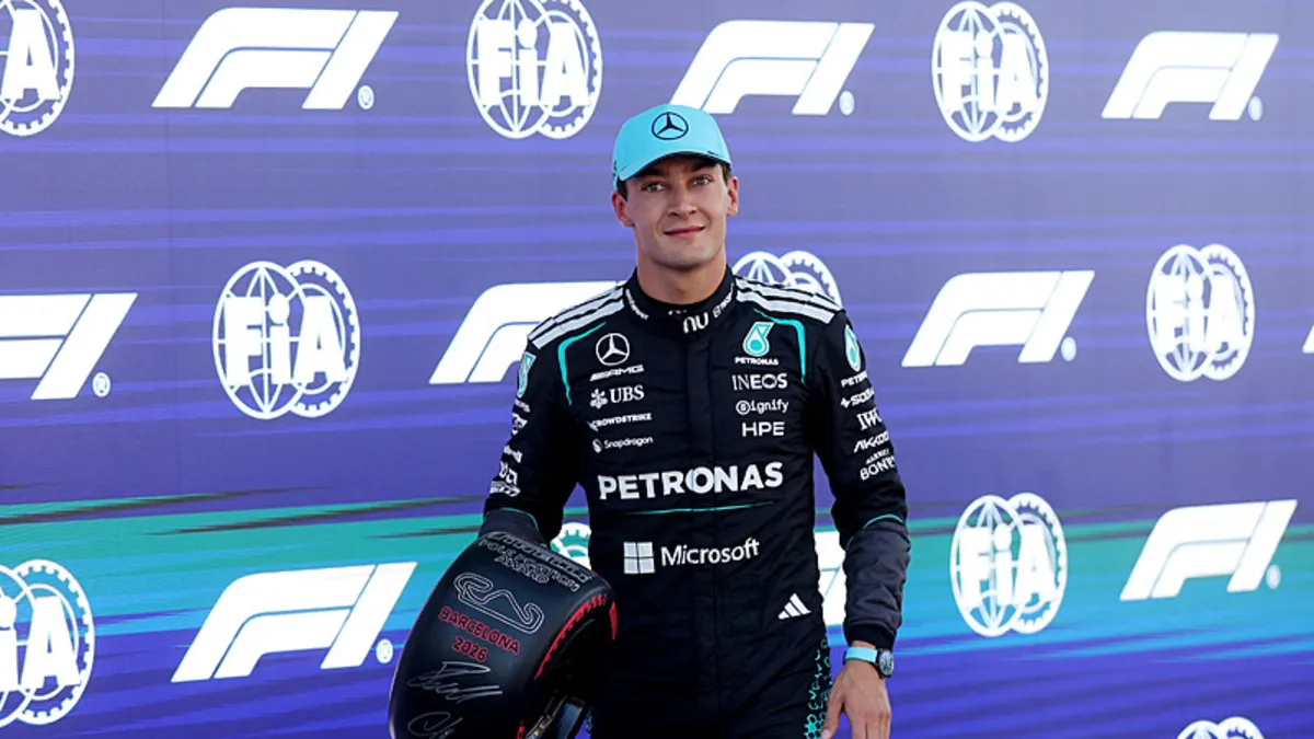 George Russell İspanya GP'de Pole Pozisyonunda