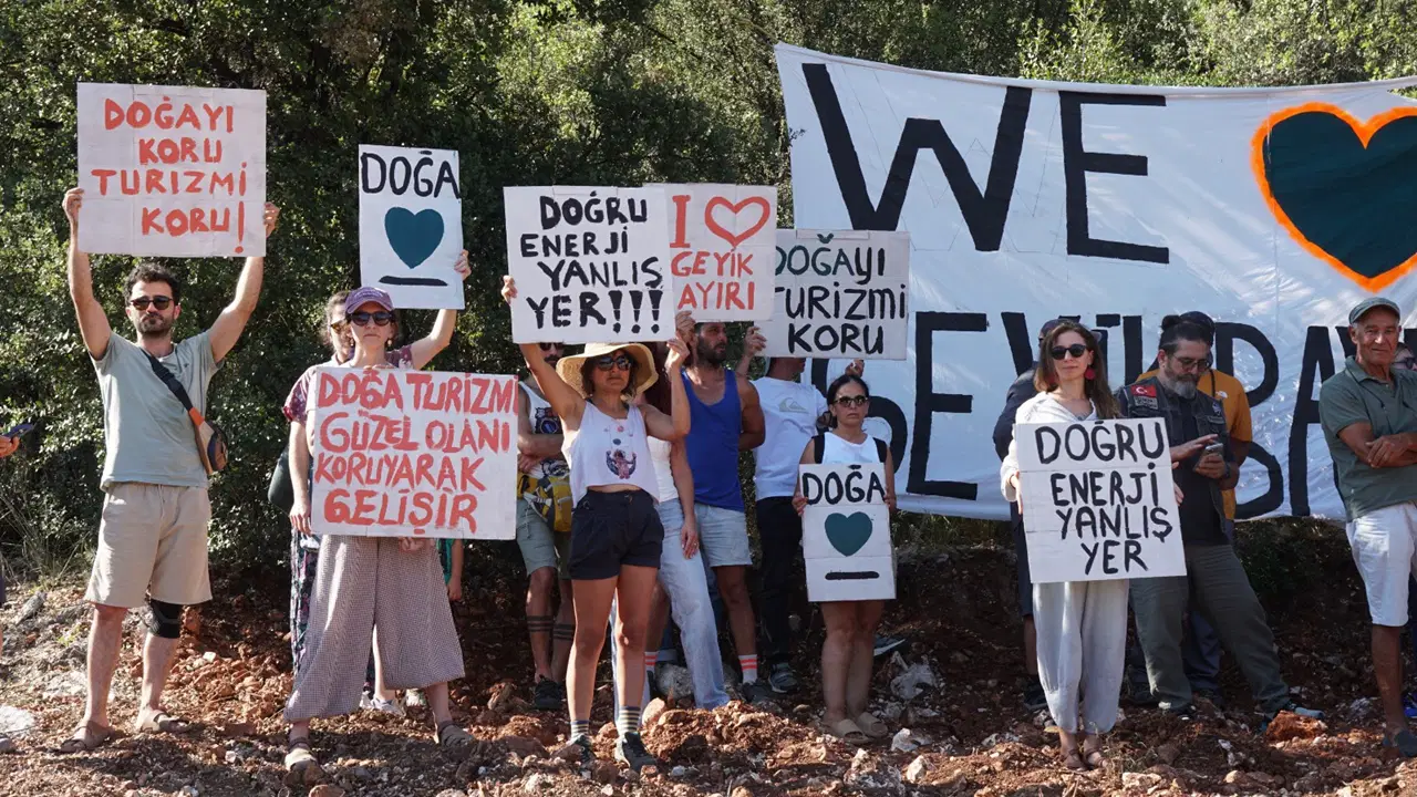 Geyikbayırı'ndan ortak çağrı: Doğa güzel kalsın, enerji yer altına