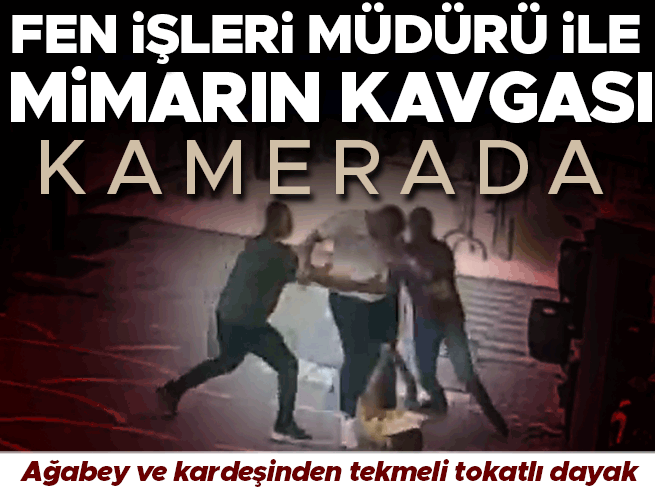 Geyve'de Fen İşleri Müdürü ile Mimar Arasında Kavga: Kameralara Yansıdı