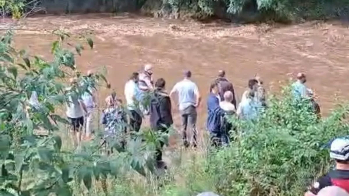 Giresun'da Aşırı Yağış Zıva Deresi'ni Taşırdı, Piknik Yapan Aile Sular Altında