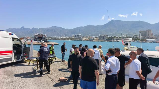 Girne açıklarında batan gemiyle ilgili 8 kişi gözaltında
