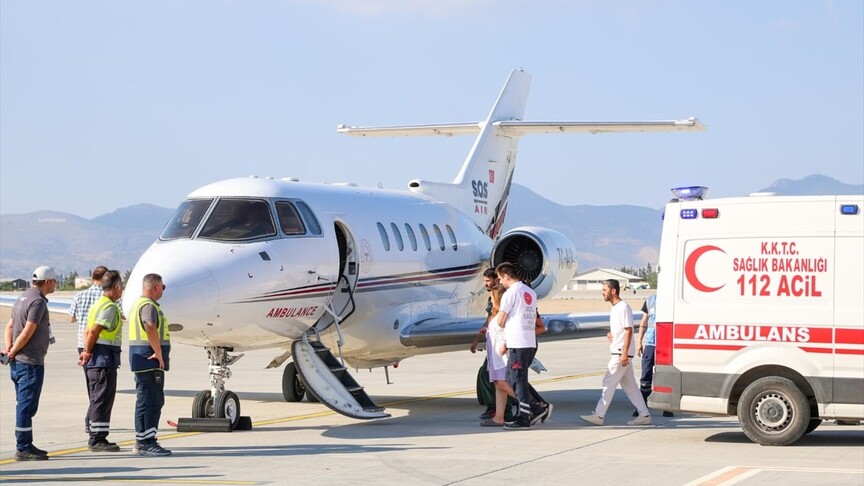 Girne'deki Gemi Kazasında Kurtarılan Hamile Kadın Kocaeli'ye Nakledildi