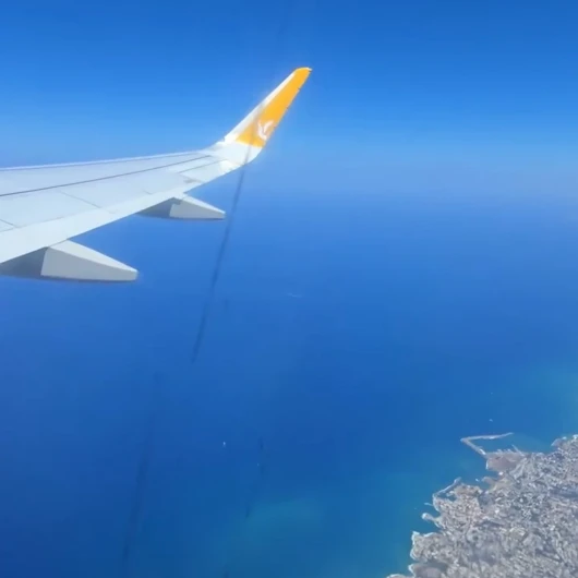 Girne'deki katamaran faciası havadan görüntülendi