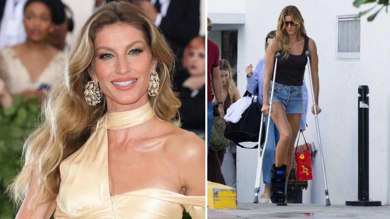 Gisele Bündchen Miami'de Koltuk Değnekleriyle Görüntülendi
