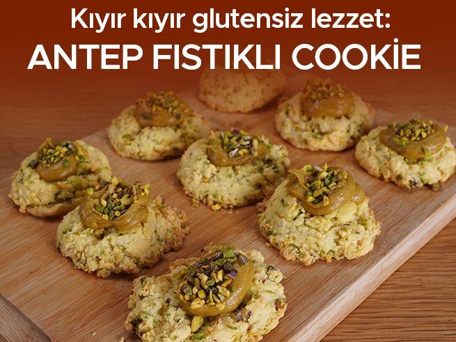 Glutensiz Antep Fıstıklı Kurabiye Tarifi: Kıyır Kıyır Lezzet