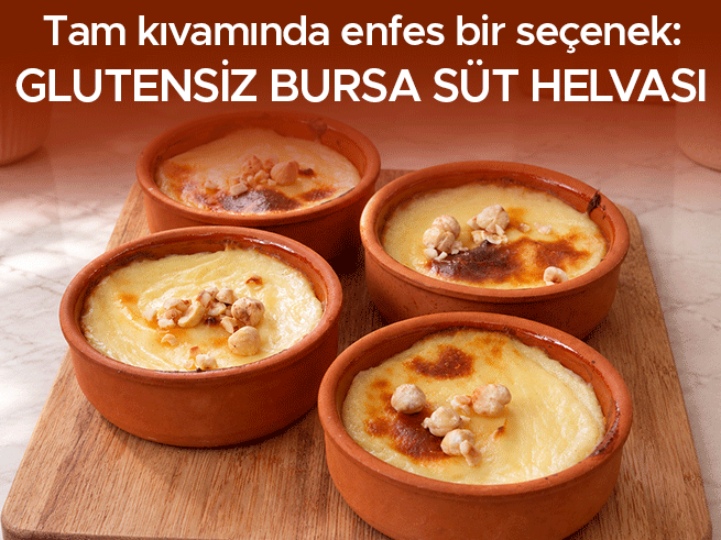 Glutensiz Bursa süt helvası tarifi: Videolu anlatım