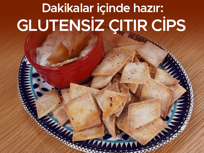 Glutensiz Çıtır Cips Tarifi: Fırında Pratik Atıştırmalık