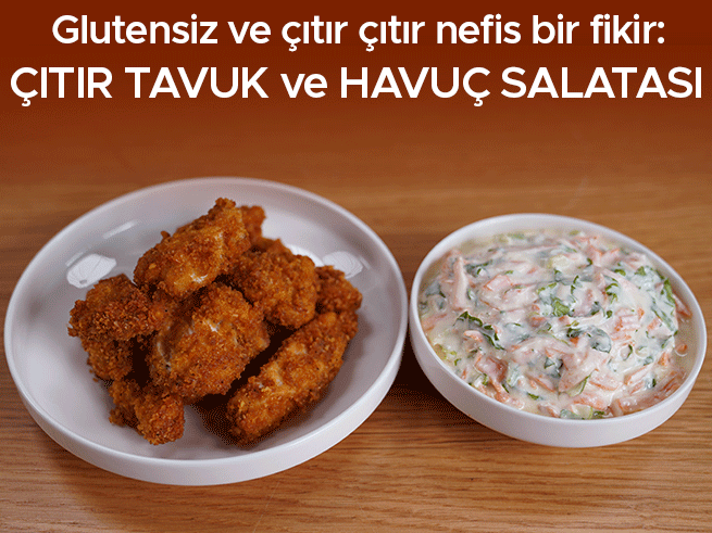 Glutensiz Çıtır Tavuk ve Mayonezli Havuç Salatası: Pratik ve Lezzetli Tarif