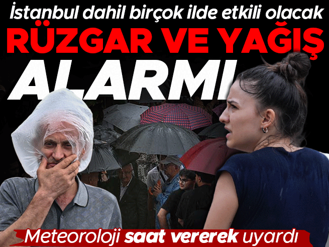 Gök Gürültülü Sağanak İstanbul Dahil Birçok İlde Etkili Olacak