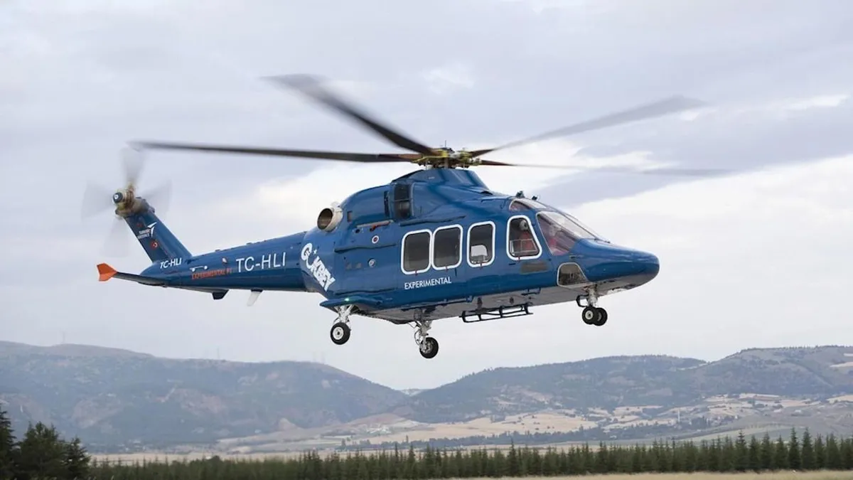 GÖKBEY Helikopterinde TUSAŞ'ta Tarihi Uçuş Eğitimi Tamamlandı