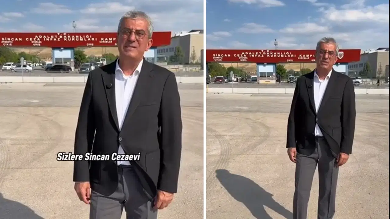 Gökhan Günaydın Sincan Cezaevi Önünde Tepki Gösterdi