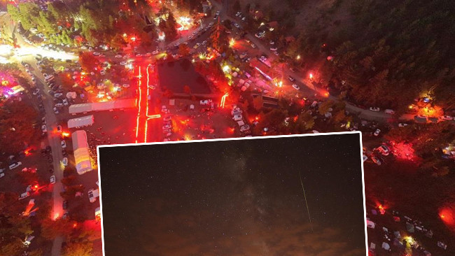 Gökyüzü Şenliği'nde Perseid Meteor Yağmuru Büyüledi