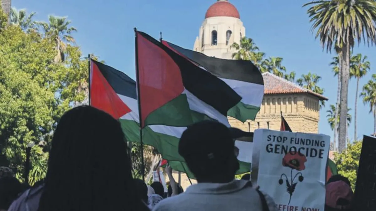 Google CEO'su Pichai'ye Stanford'da Soykırım Protestosu