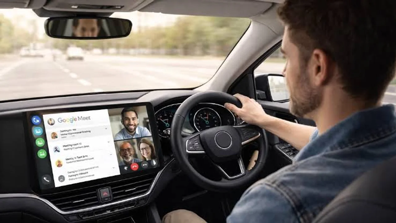 Google Meet Android Auto ile Araçlara Entegre Oldu