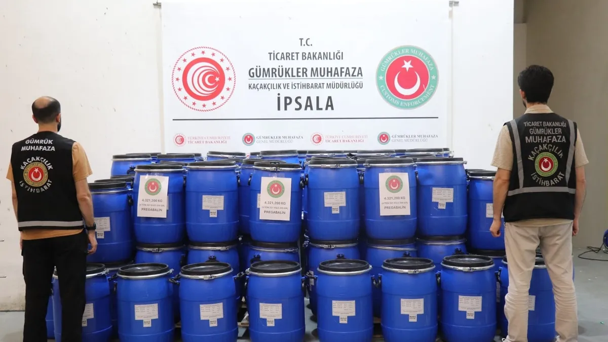 Gümrükten dev operasyon: 4 ton uyuşturucu ele geçirildi