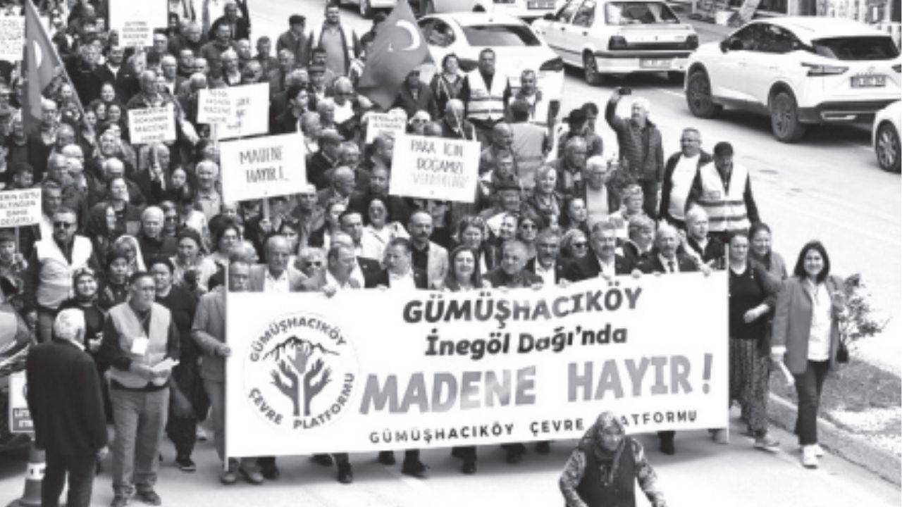 Gümüşhacıköylüler MAPEG ihalelerine karşı meydanda birleşti
