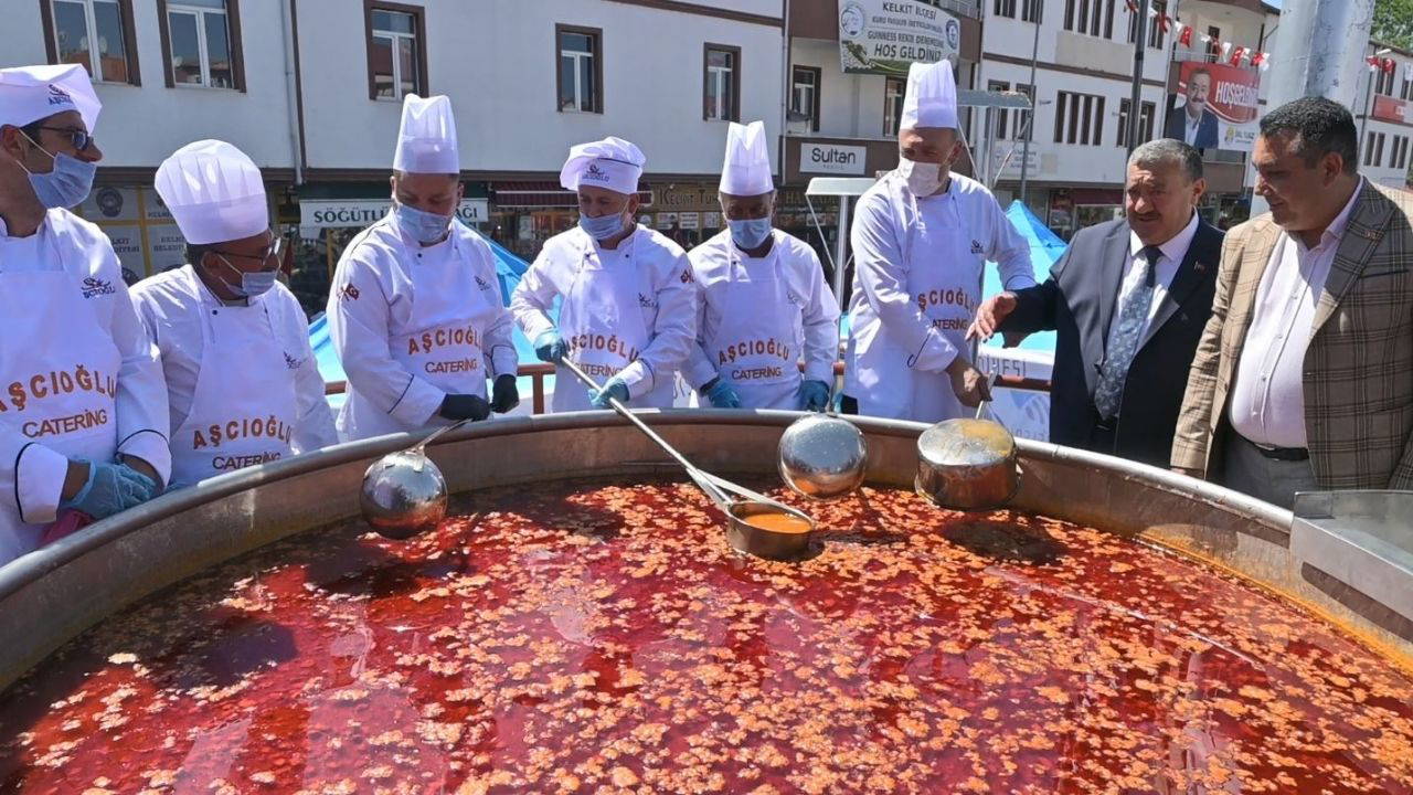 Gümüşhane'nin Kelkit Fasulyesiyle Dev Kazanda Rekor