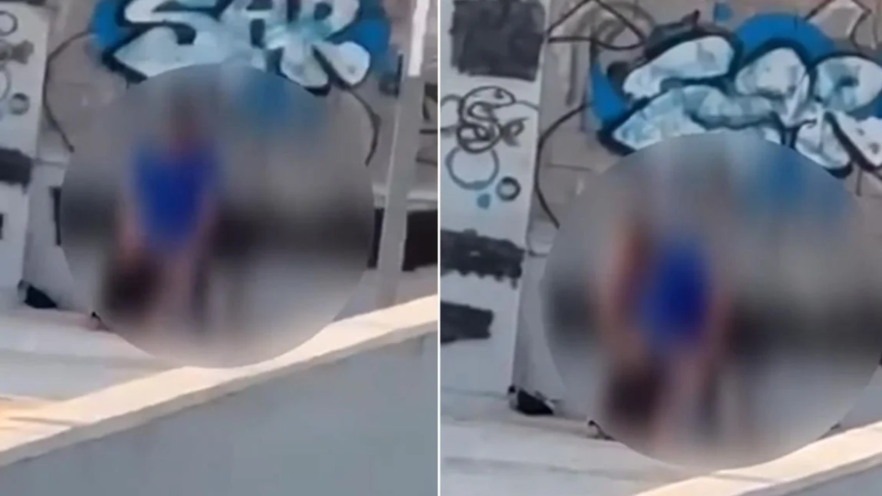 Güpegündüz Çatıda İlişki Anı Gözaltıya Alındı