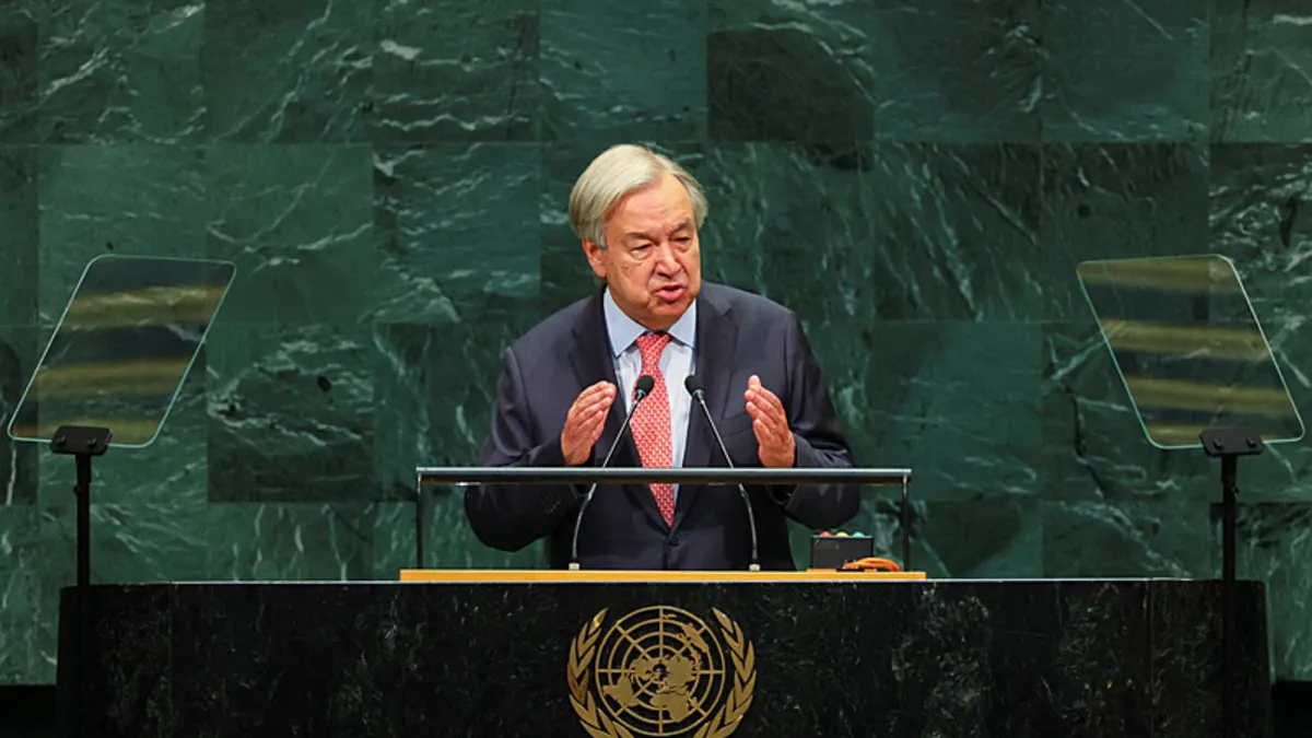 Guterres'ten Veda Konuşması: Çifte Standartlar Uygulanmamalı