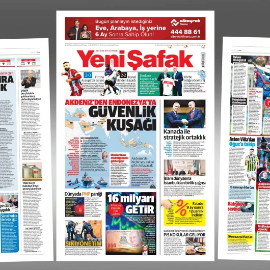 Güvenlik Kuşağı: Yeni Şafak'ın 23 Ekim 2026 Tarihli Sayısı