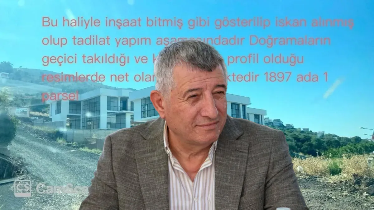 Güzelbahçe'de rüşvet ve imar çarkı: CHP'li Mustafa Günay görevden alındı