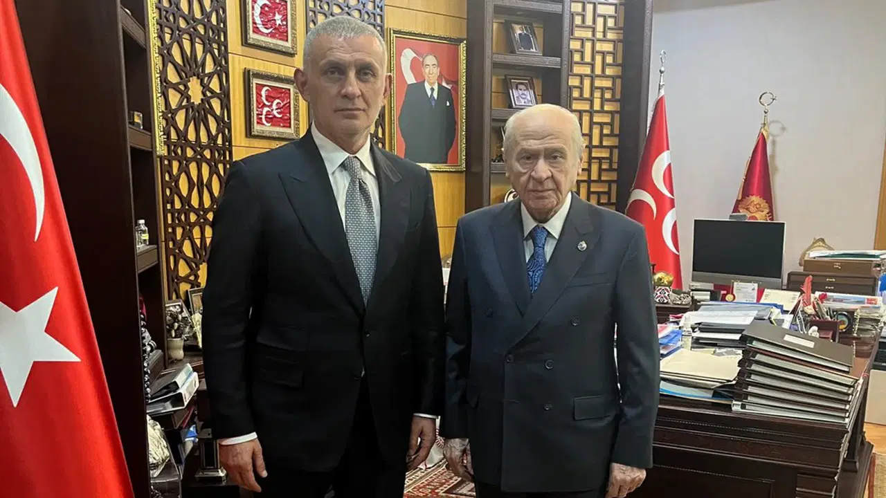 Hacıosmanoğlu'ndan Bahçeli'ye Teşekkür Ziyareti