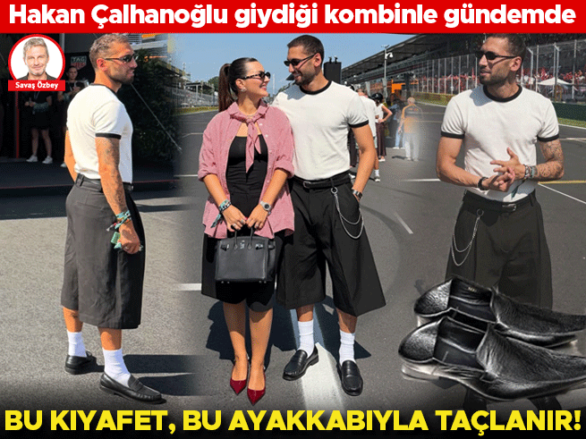 Hakan Çalhanoğlu'nun F1 Kombini: Bu Ayakkabıyla Taçlandı