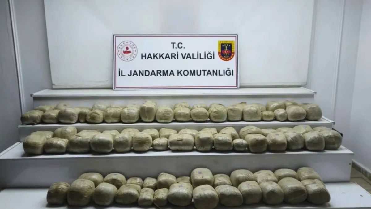 Hakkâri'de JİHA Destekli Operasyonda 253 Kilogram Esrar Ele Geçirildi