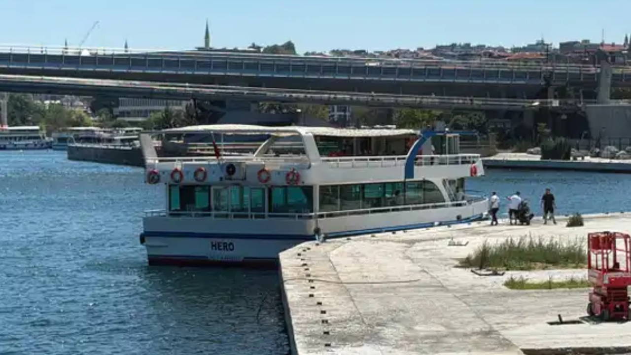 Haliç'teki tekne kazasında kaptan adliyede: İşte detaylar
