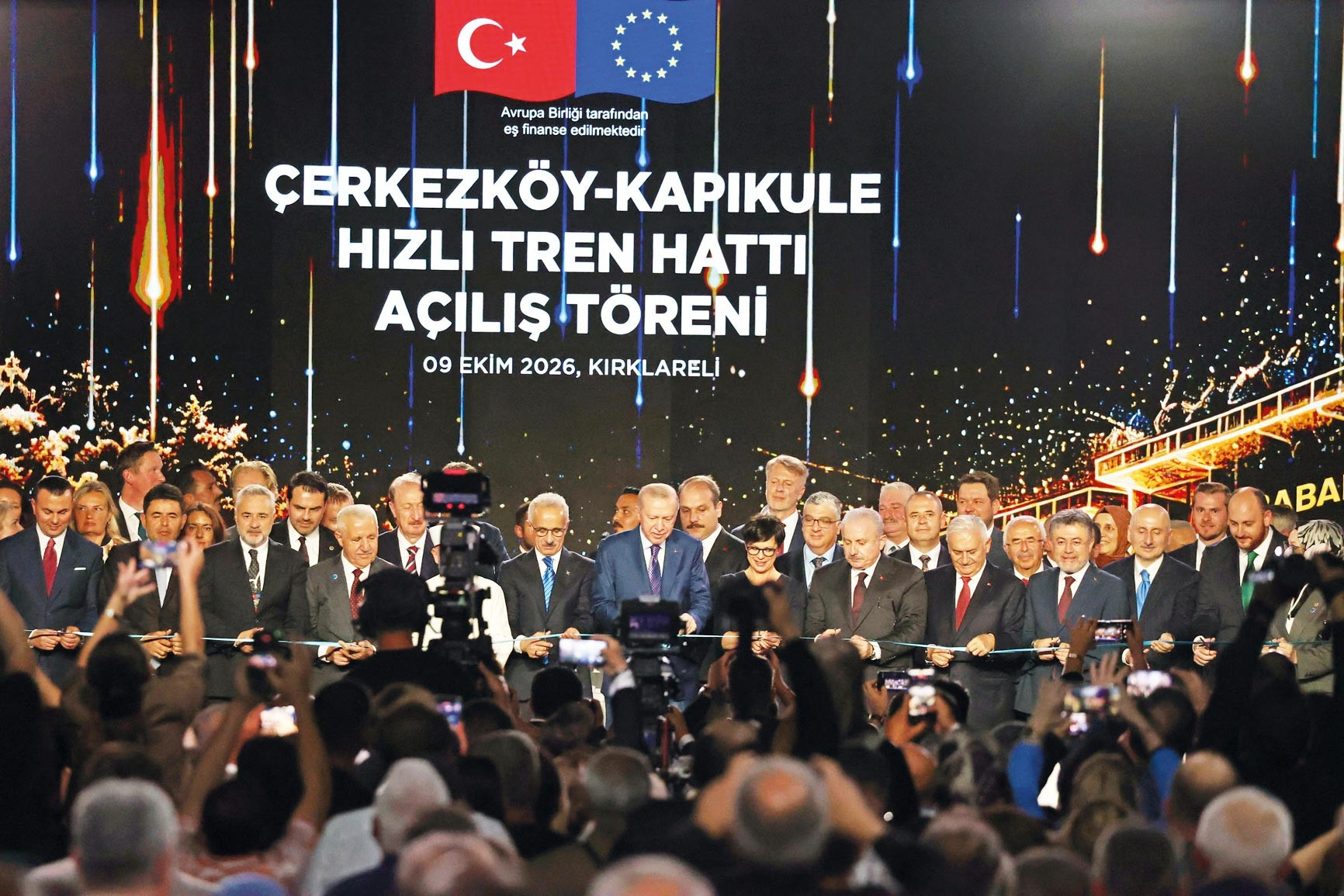 Halkalı-Edirne Hızlı Tren Hattı Açıldı: 1.5 Saate İnecek