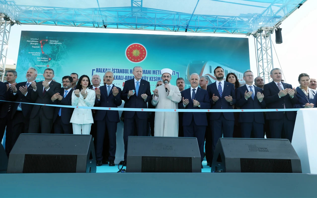 Halkalı-İstanbul Havalimanı Metrosu açıldı: Erdoğan'dan mesaj
