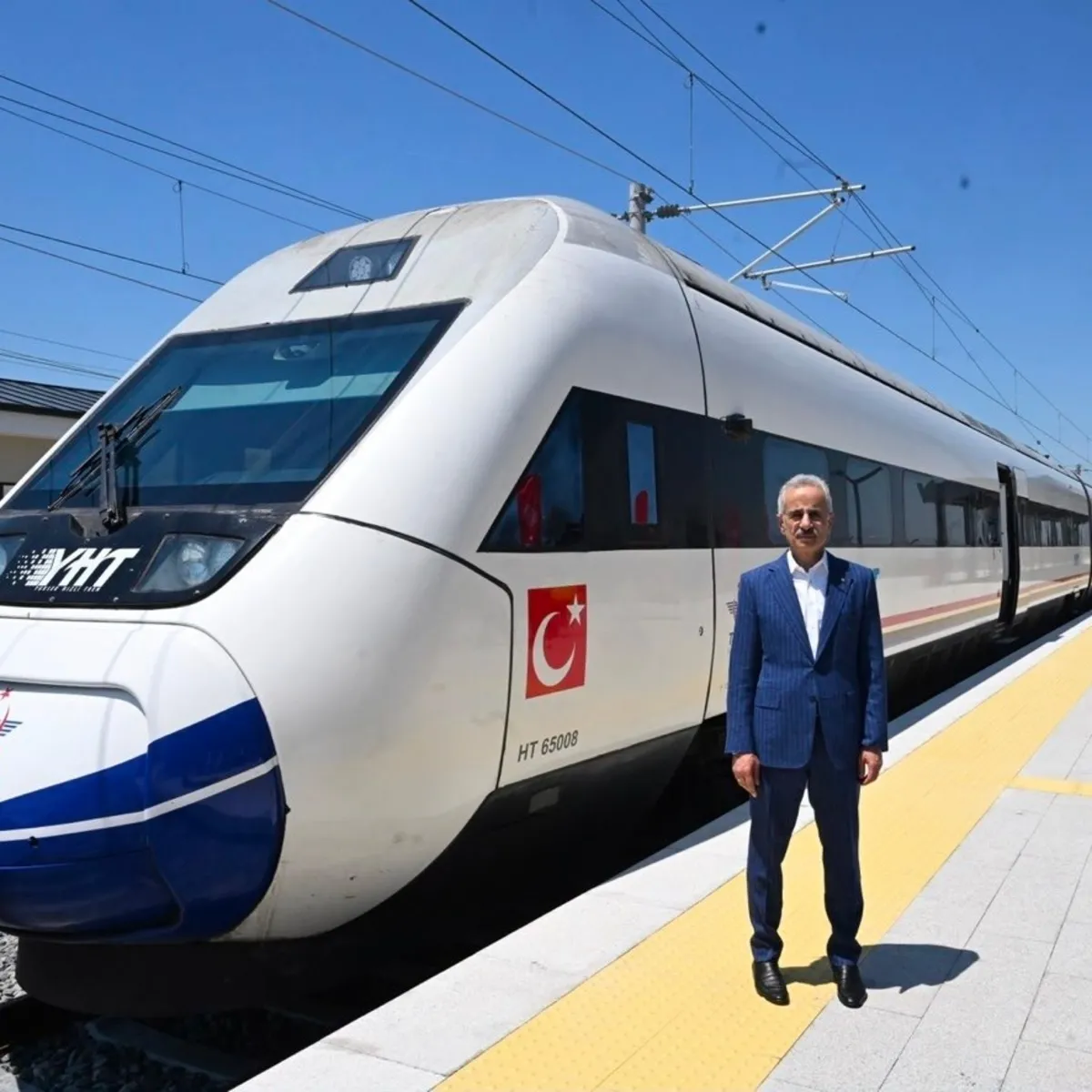 Halkalı-Kapıkule hızlı tren hattında test sürüşü yapıldı