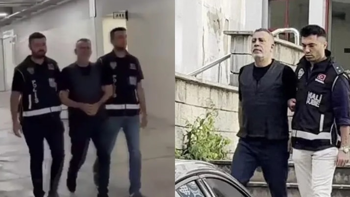 Haluk Levent'in tutuklanma görüntüsü ortaya çıktı: Kelepçe detayı dikkat çekiyor
