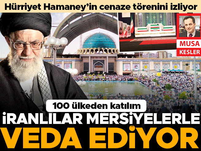 İran'da Hamaney için ilk cenaze töreni İmam Humeyni Camisi'nde başladı