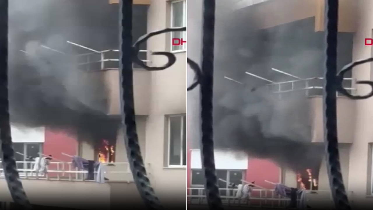 Hatay'da apartman yangını itfaiye ekipleri tarafından söndürüldü