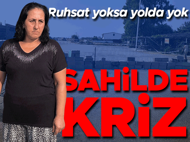 Hatay'da Sahil Yoluna İşgal Duvarı: Belediye Ruhsat Vermeyince Arazi Sahibi Yolu Kapattı
