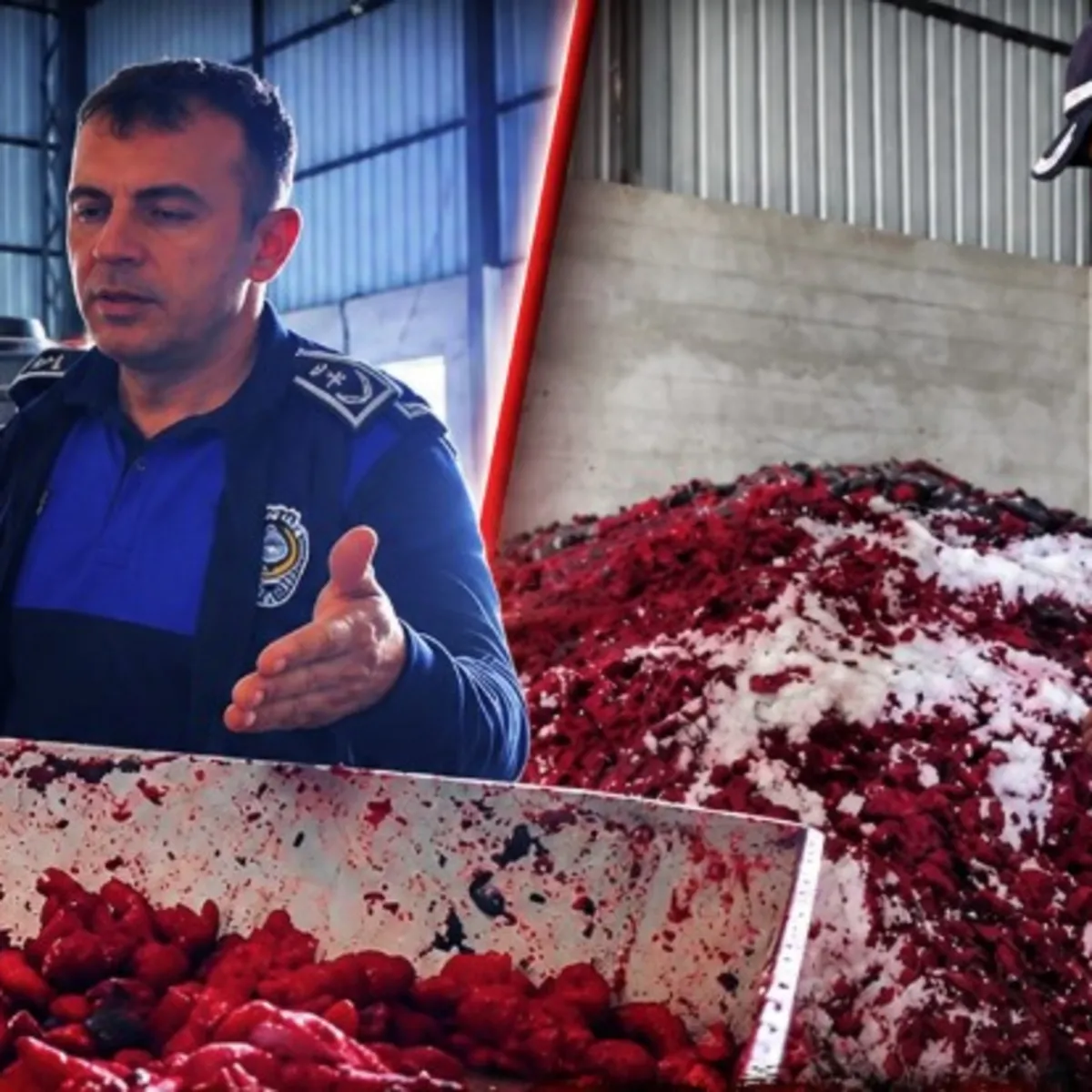 Hatay'da Zabıta Baskını: Uygunsuz Şartlarda Salça Üretimi