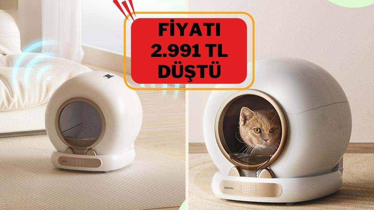 Haustier MSP05 Akıllı Kedi Tuvaleti İndirimde: Otomatik Temizlik ve Hijyen