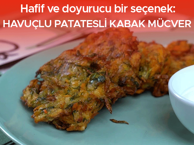 Havuçlu ve Patatesli Kabak Mücver Tarifi