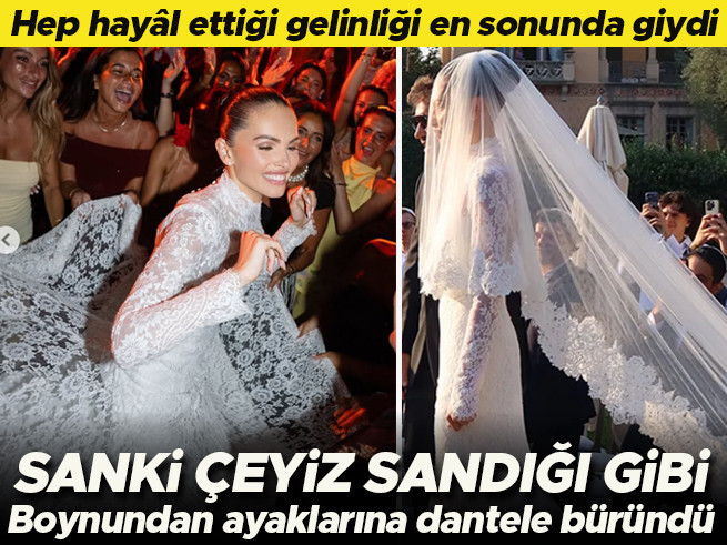 Hayalindeki Gelinliğe Kavuştu: Boydan Dantel Gelinlikle Mutluluğa İlk Adım