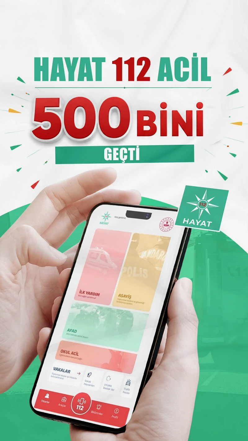 HAYAT 112'ye 3 milyon ihbar: Gizli mod koruma sağlıyor