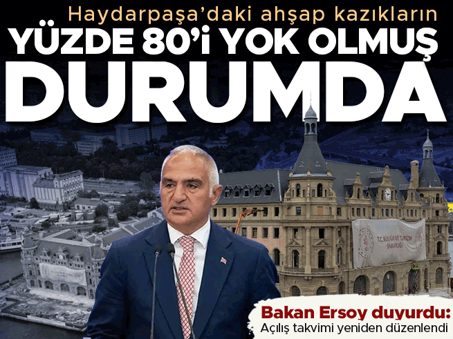 Haydarpaşa'nın Temelleri Alarm Veriyor: Ahşap Kazıkların %80'i Yok