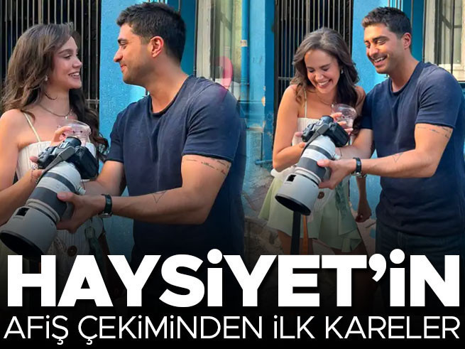Haysiyet dizisinin afiş çekiminden ilk kareler yayınlandı